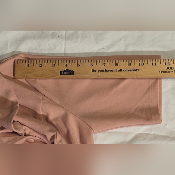 H.R. Homrain  1950's Inspired Dress, short sleeve | Dusty Rose Pink |‎ Size XL - Picture 10 of 10